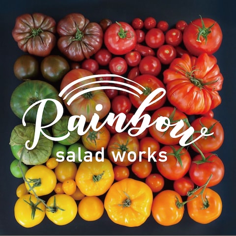 Rainbow salad works