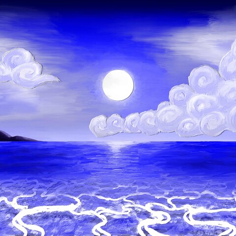 BLUE Sunrise Sea