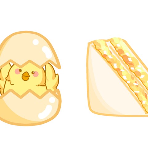 ひよこ サンドイッチ