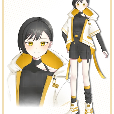 【サンプル】IRIAM向け立ち絵｜凛としたボーイッシュ