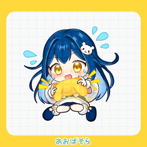【有償実績】IRIAMライバー様のミニキャライラスト