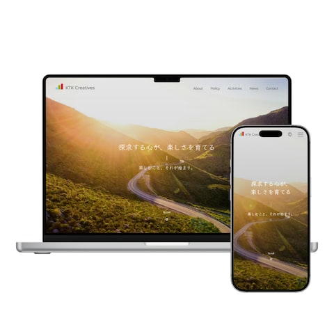 KTK Creativesのサービス紹介Webサイト制作
