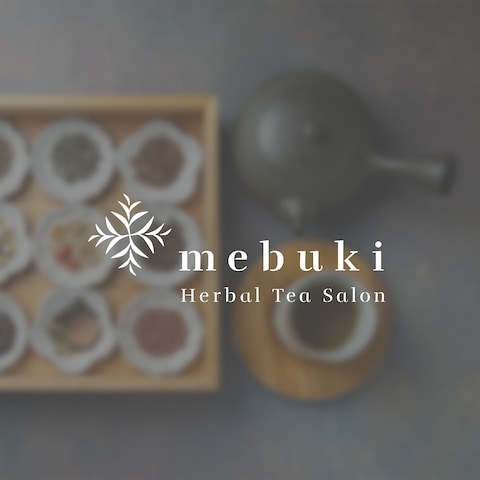 和ハーブティー店舗ロゴデザイン