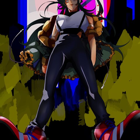 オリキャラコンセプト用のイラストです