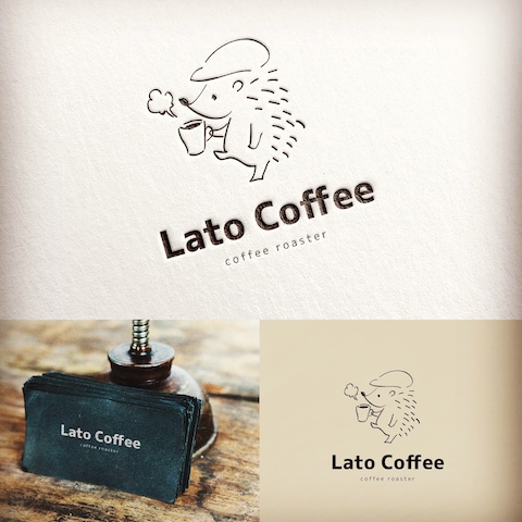 コーヒー店のロゴデザイン