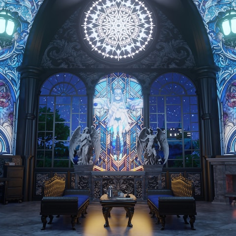 Vtuber様　配信用動画背景