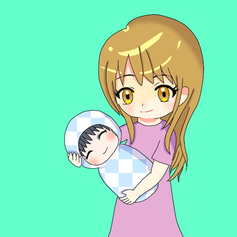 出産後のアイコン作成