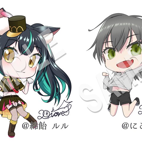 デフォルメイラスト・SDイラスト・ミニキャラ サンプル