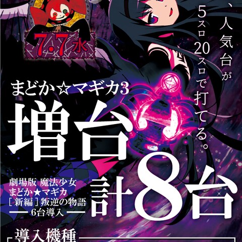 パチンコ店のプロモーションポスター