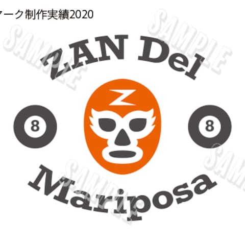 イラストロゴ「ZAN Del Mariposa」様