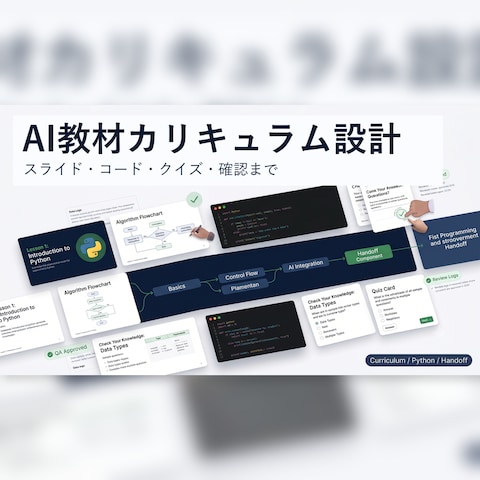 AI教材カリキュラム設計