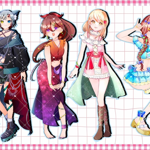 立ち絵イラスト集合