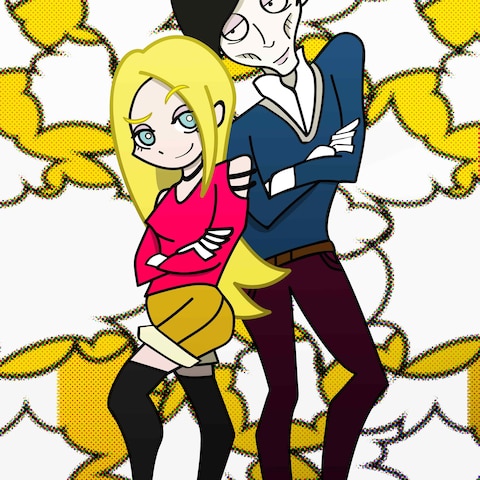 オリジナルキャラクター『Mr.ネガティブ&Ms.ポジティブ』