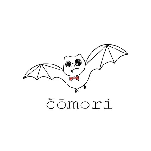 Bar comori のロゴデザイン