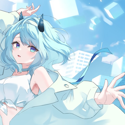 歌ってみた動画用イラスト