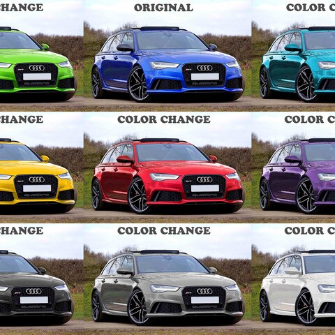 車　カラー変更