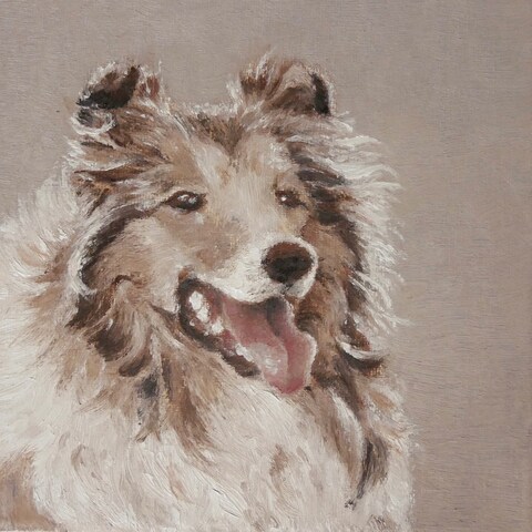 犬似顔絵オーダー