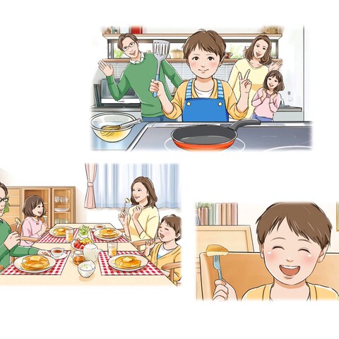 はじめてのホットケーキ作り！