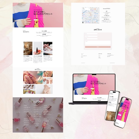 ネイルサロン「Blisful Nails」＊ 制作例
