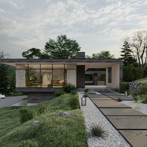 別荘イメージパース