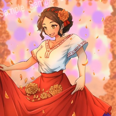 背景ありの一枚絵