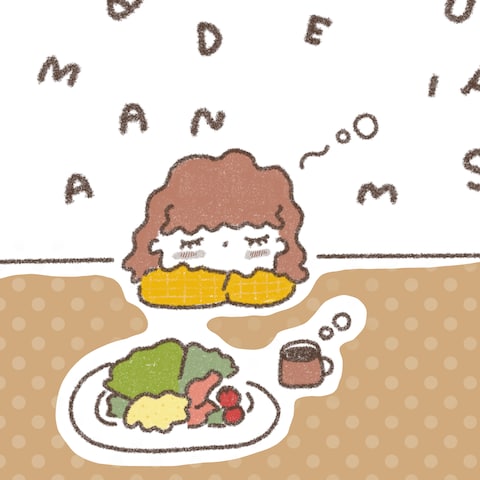 眠過ぎて描いた絵