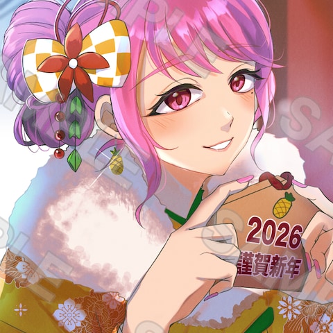 【お仕事】IRIAMライバー様依頼イラスト