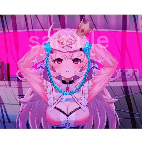歌ってみた　キャラクター　背景イラスト