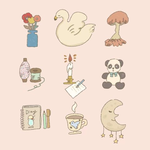 ほっこりイラスト作成
