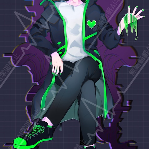 フル等身全身立ち絵