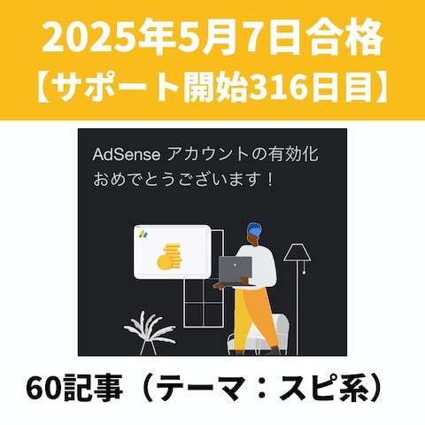 アドセンス審査合格実績⑬