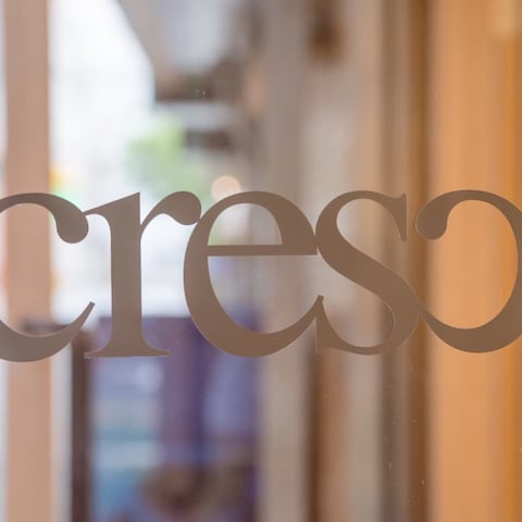 hair salon "cresc" ロゴデザイン