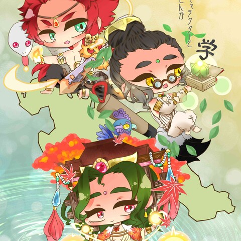 【擬人化】京都擬人化大作戦【デフォルメキャラ】