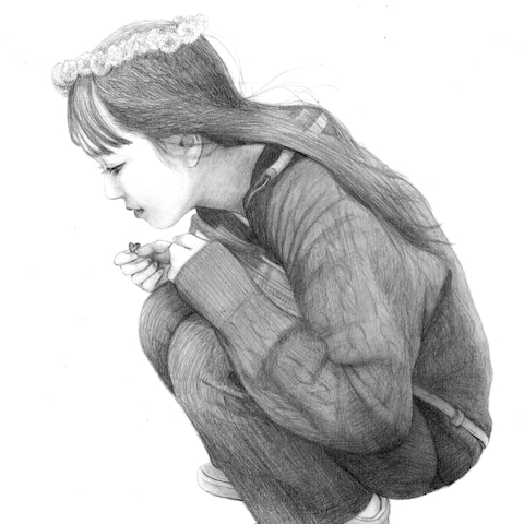 リアル似顔絵　鉛筆画