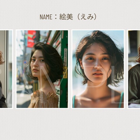 成人女性モデル（美佳）