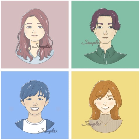 似顔絵アイコン