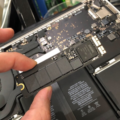 MacBook 大容量SSD交換
