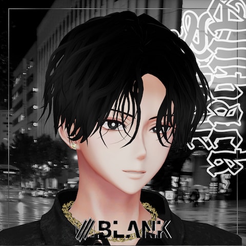 メンズ センターパートヘアー