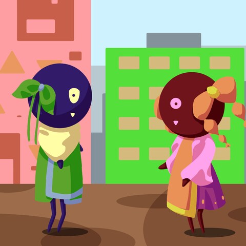 バレンタイン解説映像用イラスト