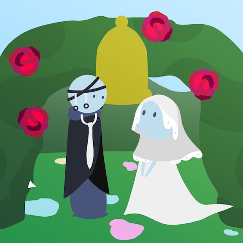 バレンタイン解説映像用イラスト