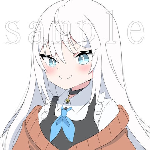 白髪の女の子