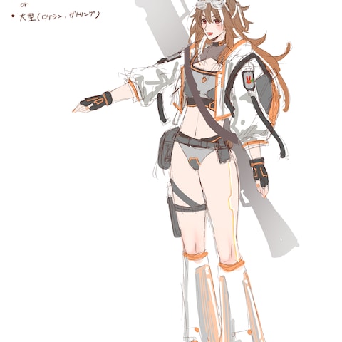 キャラデザ案（イメージ）