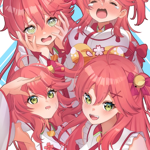 さくらみこさん(ファンアート)