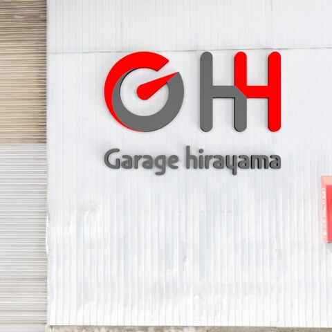「Garage hirayama」ロゴデザイン