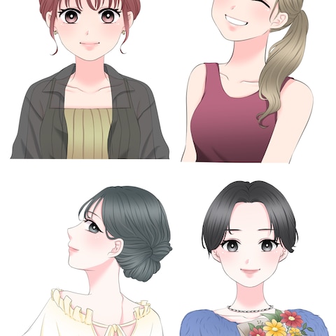 女性のイラスト