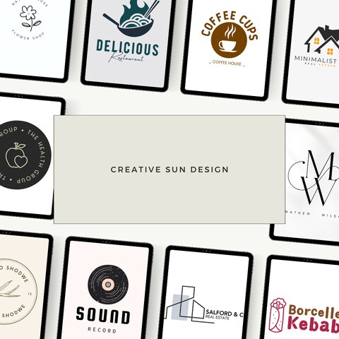Creative Sun Design ロゴ ポートフォリオ