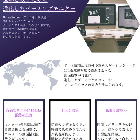 商品紹介用フライヤー（表面）
