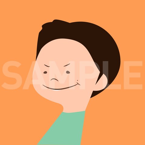 ココナラで販売したSNS用のアイコンイラスト