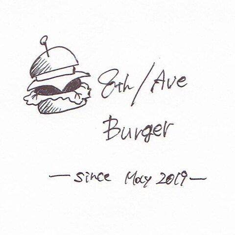 hamburger shop  ショップカード片面