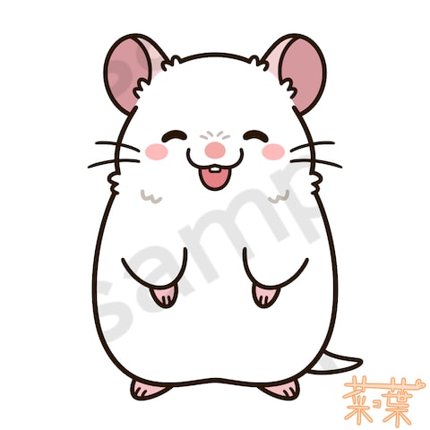 笑顔のファンシーラットさん
